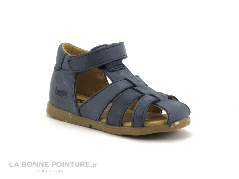 Achat chaussures Bopy Bébé Sandale, vente Bopy RANOC Marine - Sandale montante BEBE