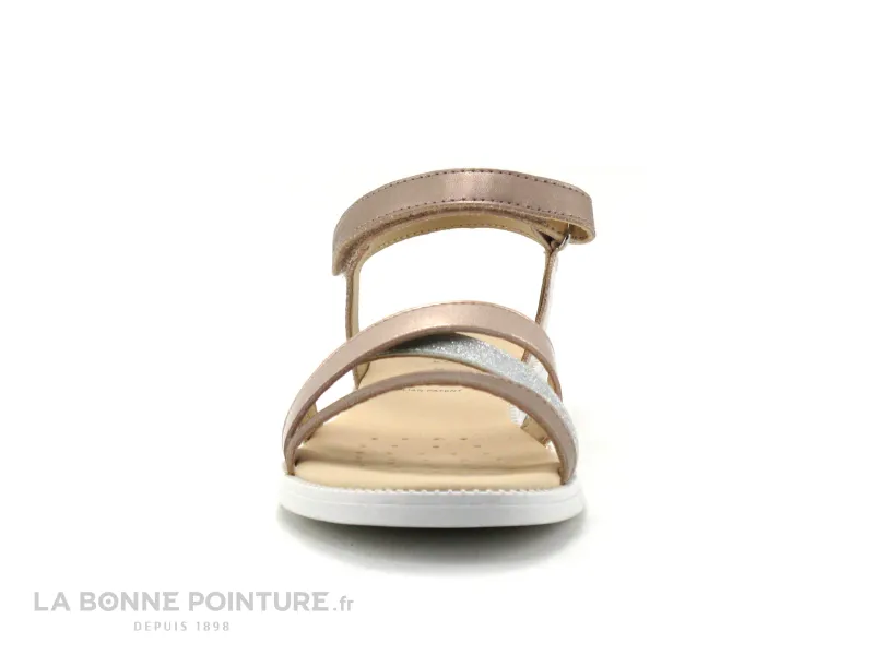 Achat chaussures Geox Junior Sandale, vente Geox KARLY Rose - J5235D - Sandale fille rose metallise