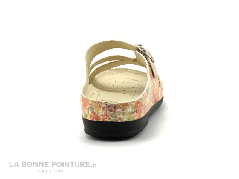 Achat chaussures Pedi Girl Femme Mule, vente Pedi Girl LOW Fleurs multi - Mule confort Femme reglable