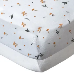 Babycalin - 2 draps-housses 60x120 cm White Forest pour bébé