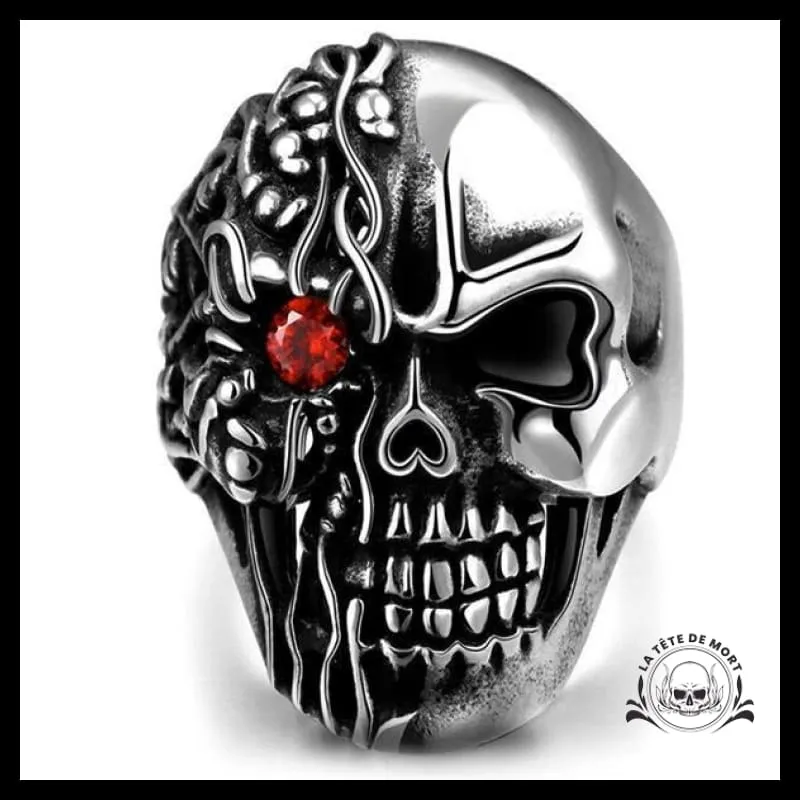 Bague Crâne Skull (Acier)