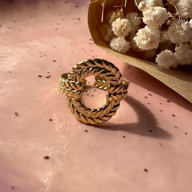 Bague dorée