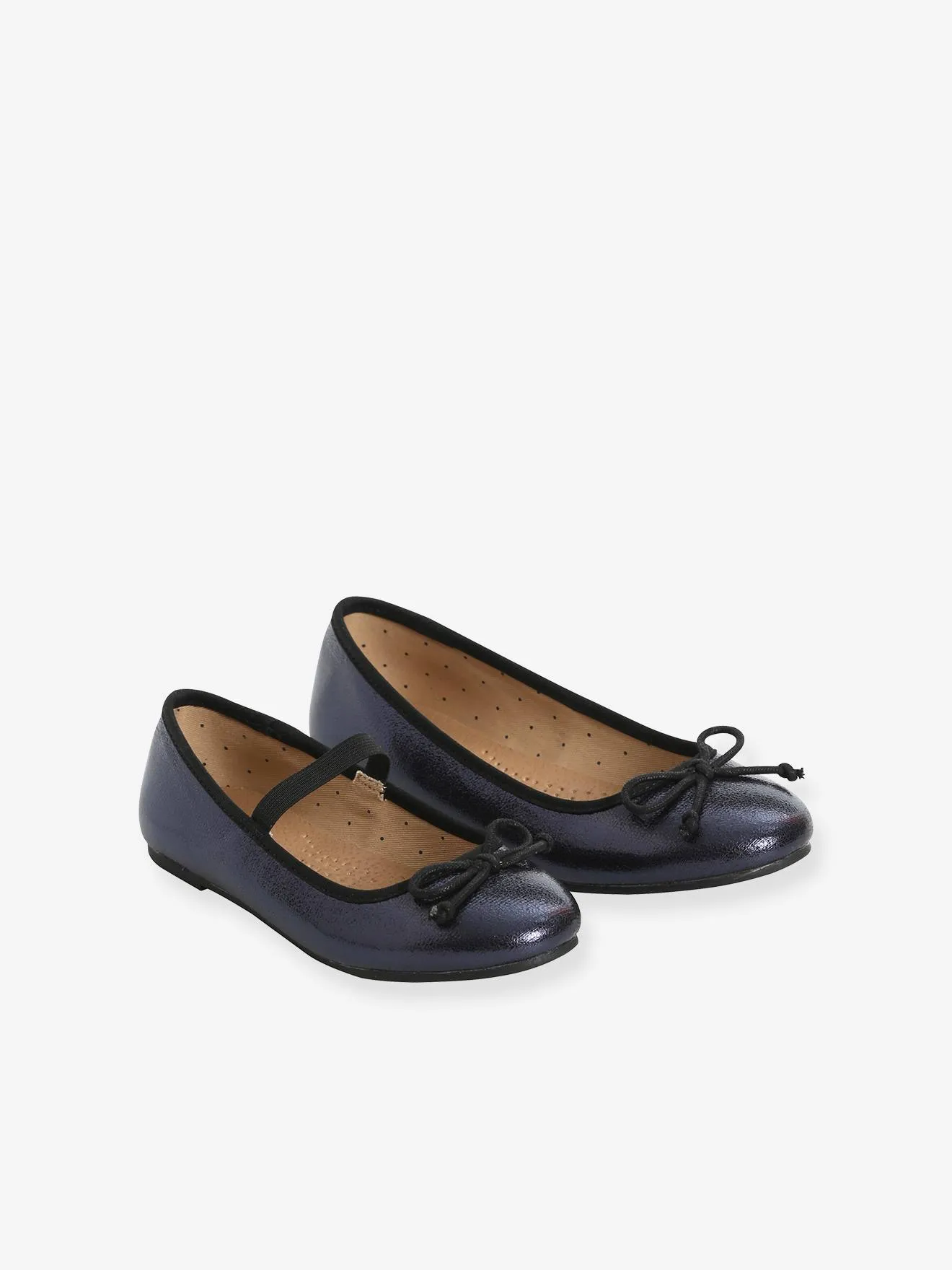 Ballerines irisées fille orchidée - Vertbaudet