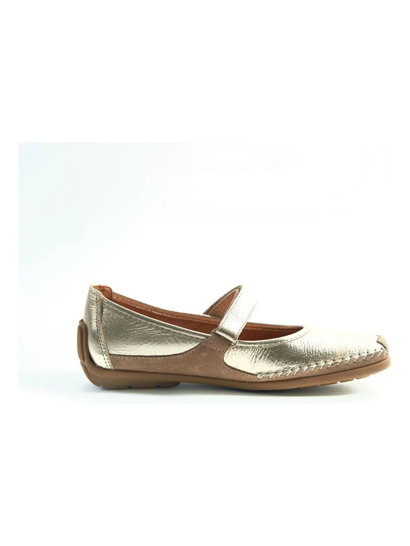 Ballerines - Modele Juliette - Doré/or