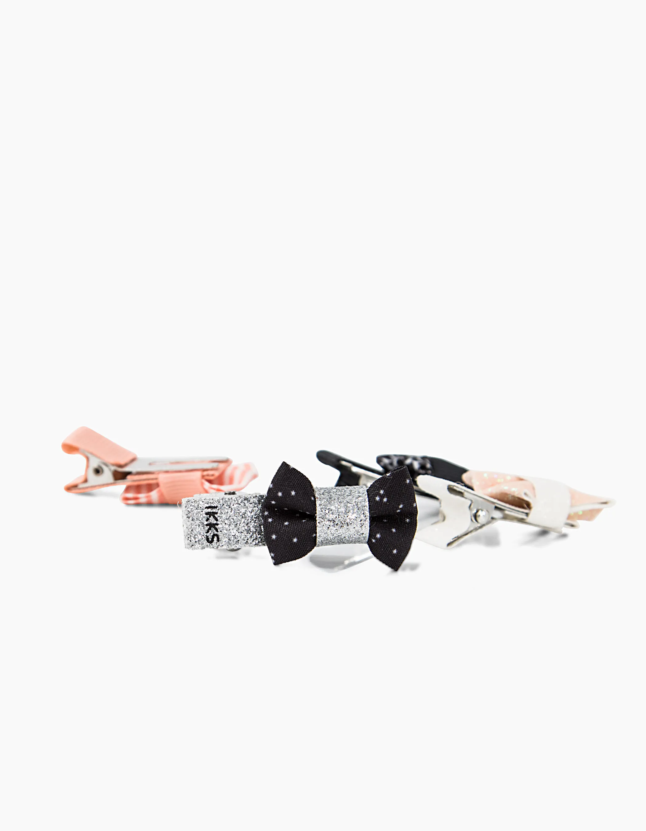 Barrettes à nœuds imprimés fille