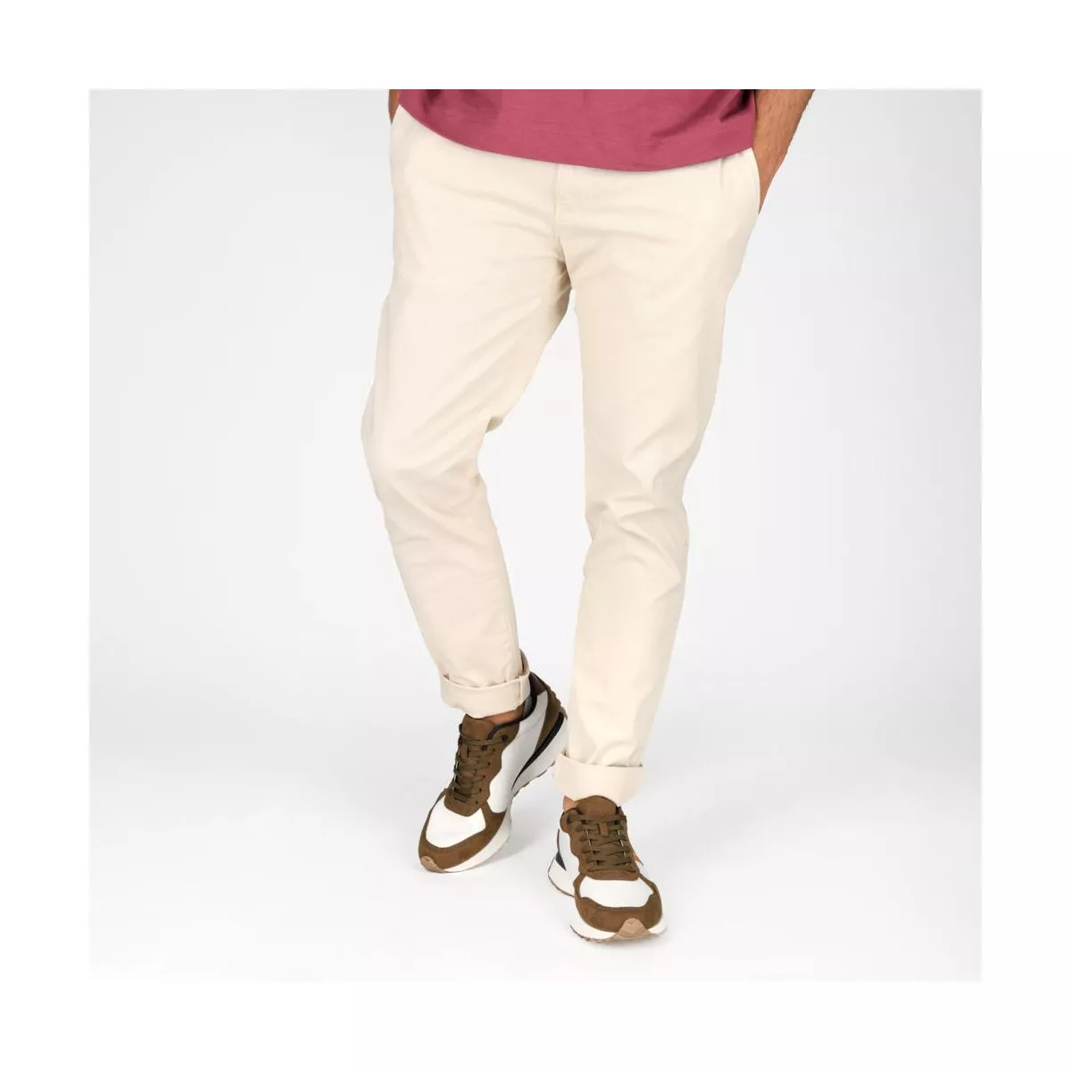 Baskets BLANC DENIM SIDE