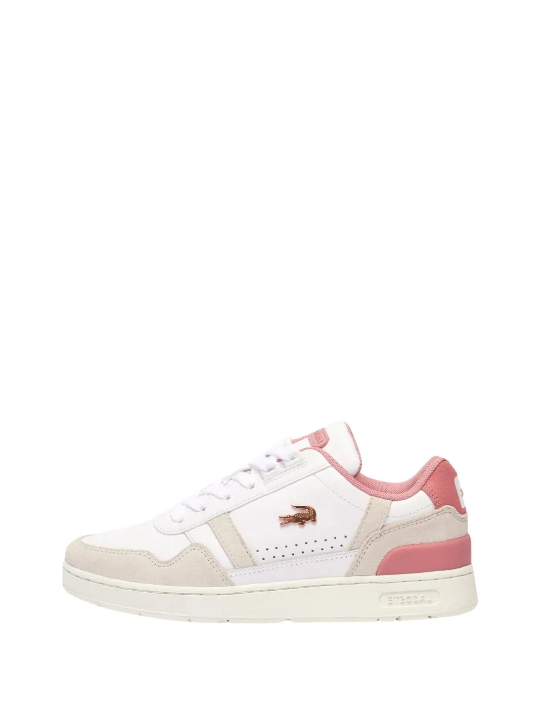 Baskets Femme Lacoste Ref 63172 1Y9 Blanc Rose