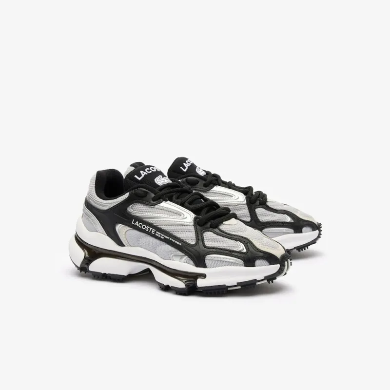 BASKETS LACOSTE L003 2K24 GRISES ET ARGENTÉES