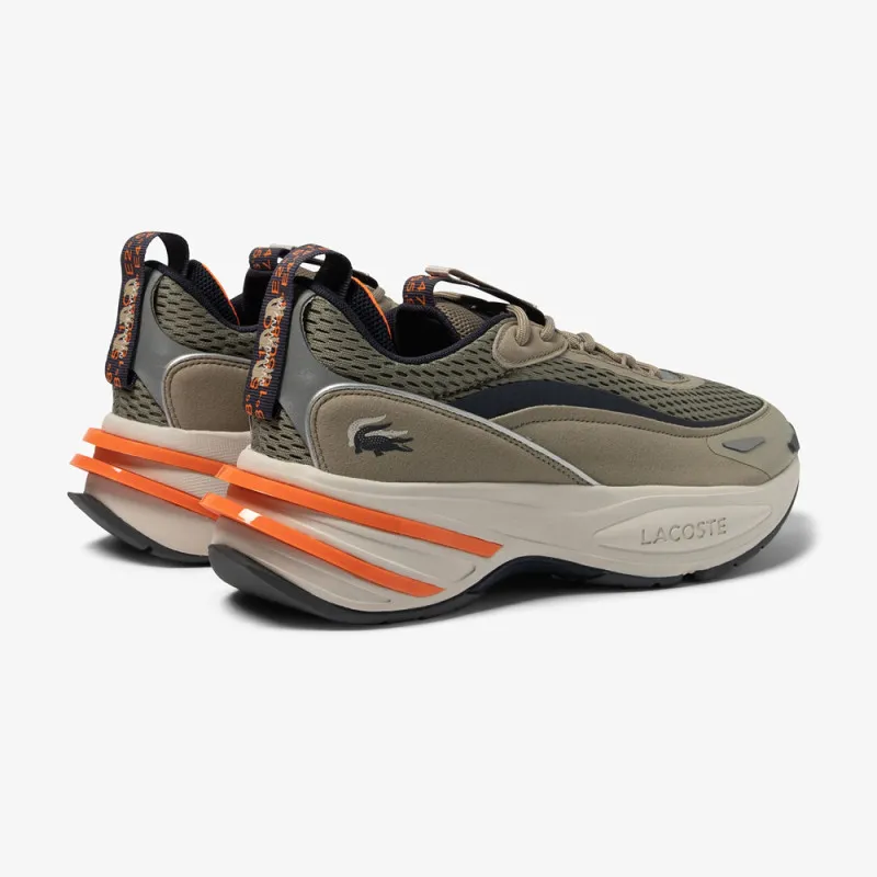 BASKETS LACOSTE ODYSSA KAKI EN TISSU