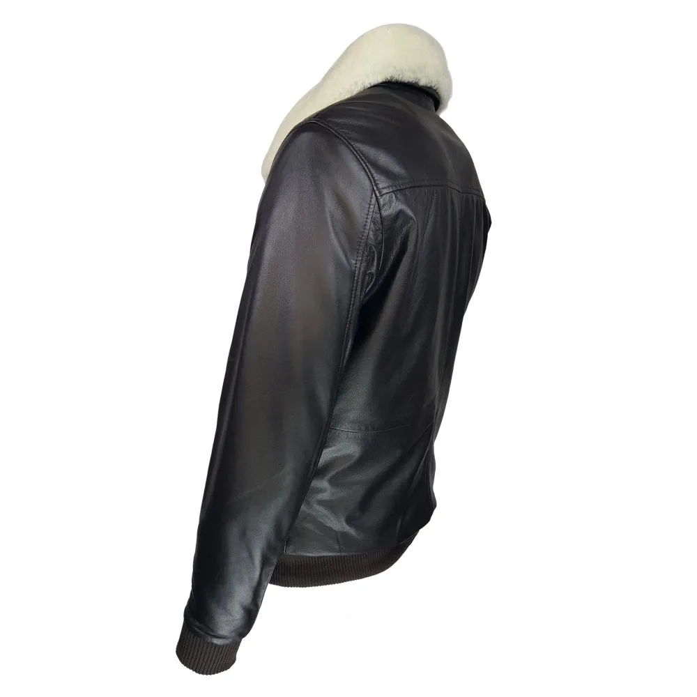 blouson cuir homme fly jacket aviateur colombus