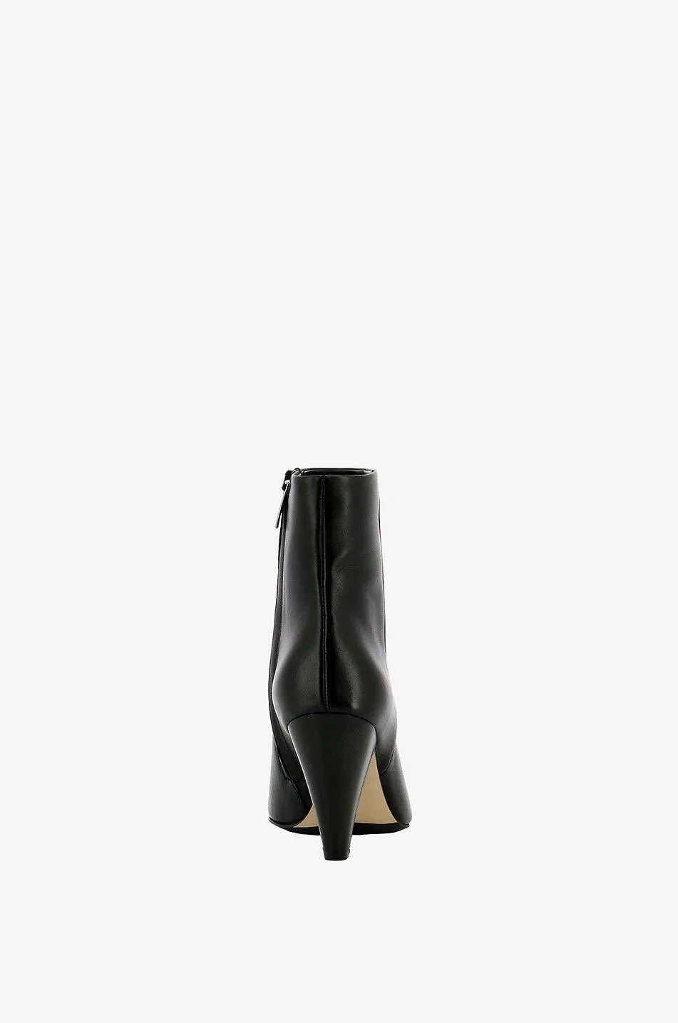 Bottines en cuir à talon