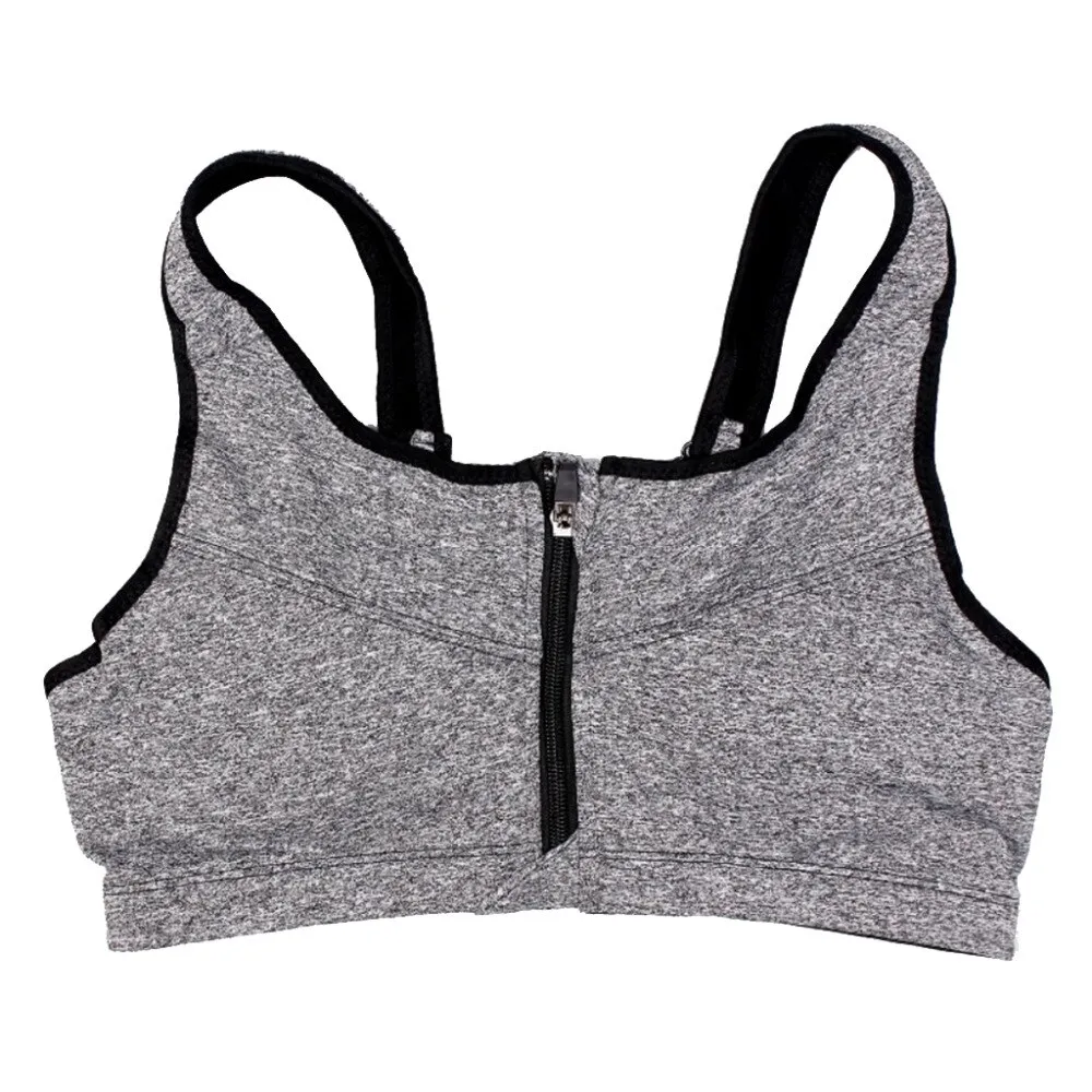 Brassière antichoc zip avant pour femmes