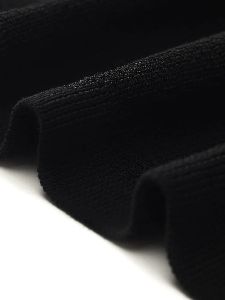 Cardigan court tricoté à boutons de jade pour femmes