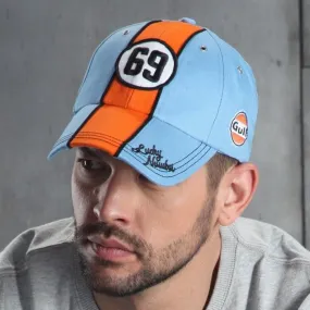 Casquette GULF Numéro Chance bleue