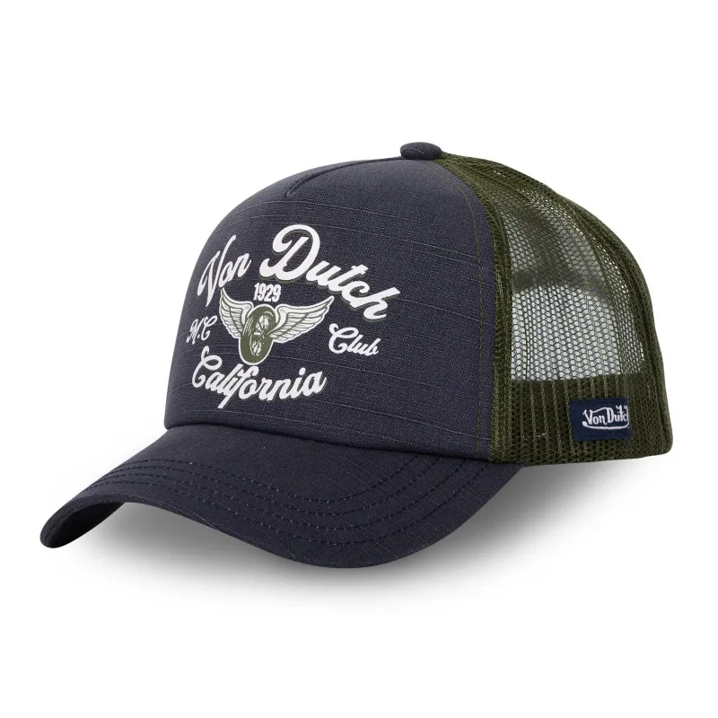 Casquette Vondutch Bleue Trucker Snapback CREW