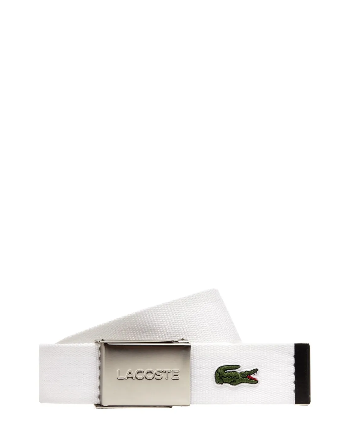 Ceinture Lacoste ref 42768 001 Blanc