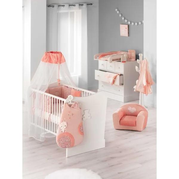 Ciel de lit bébé 150x270 cm Lapinou