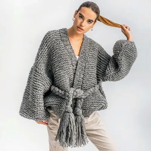 Ellington | Cardigan Chaud  Ceinture Pour Femmes | Hiver