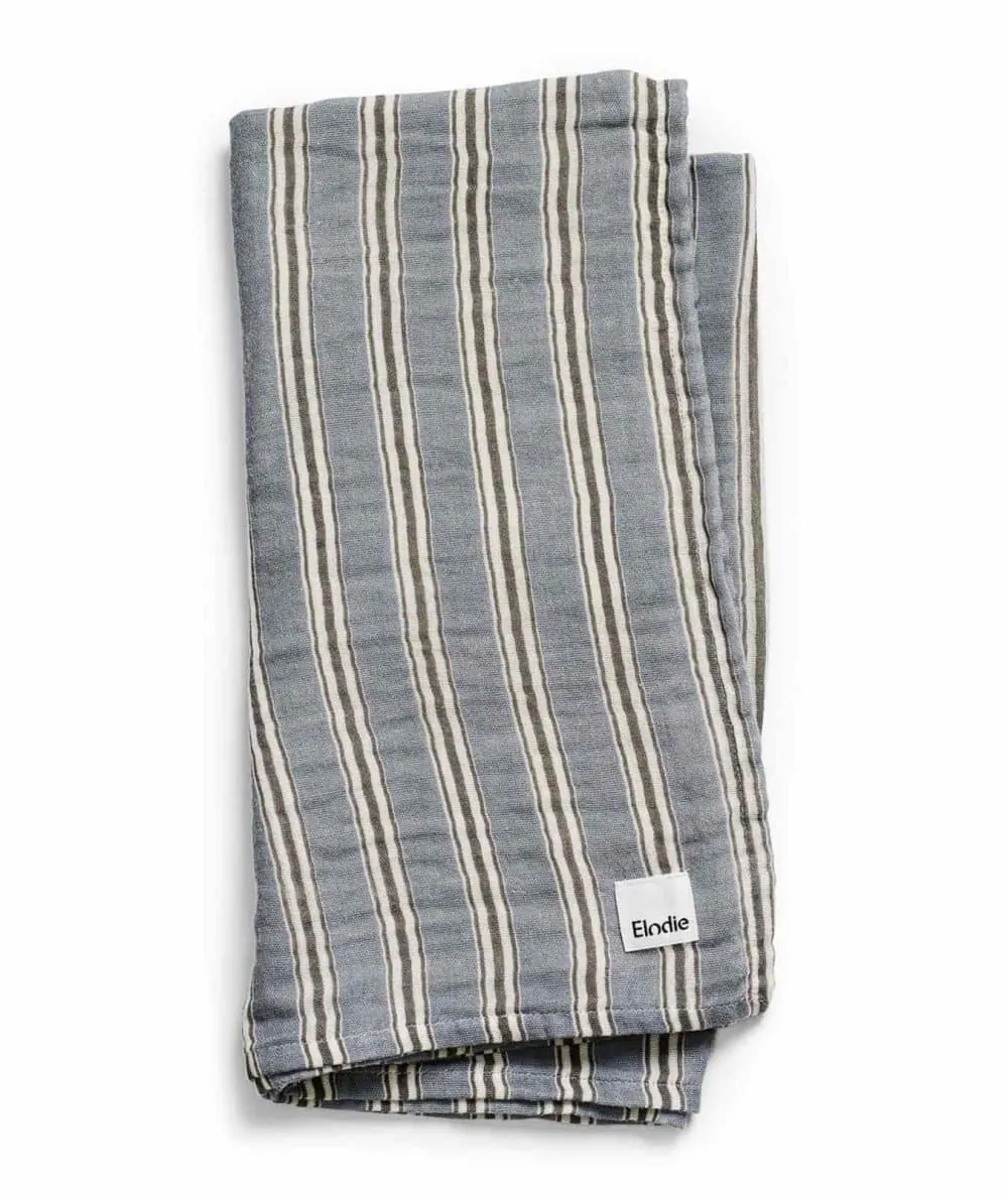 Elodie : Lange imprimé Sandy Stripe - 100% Green