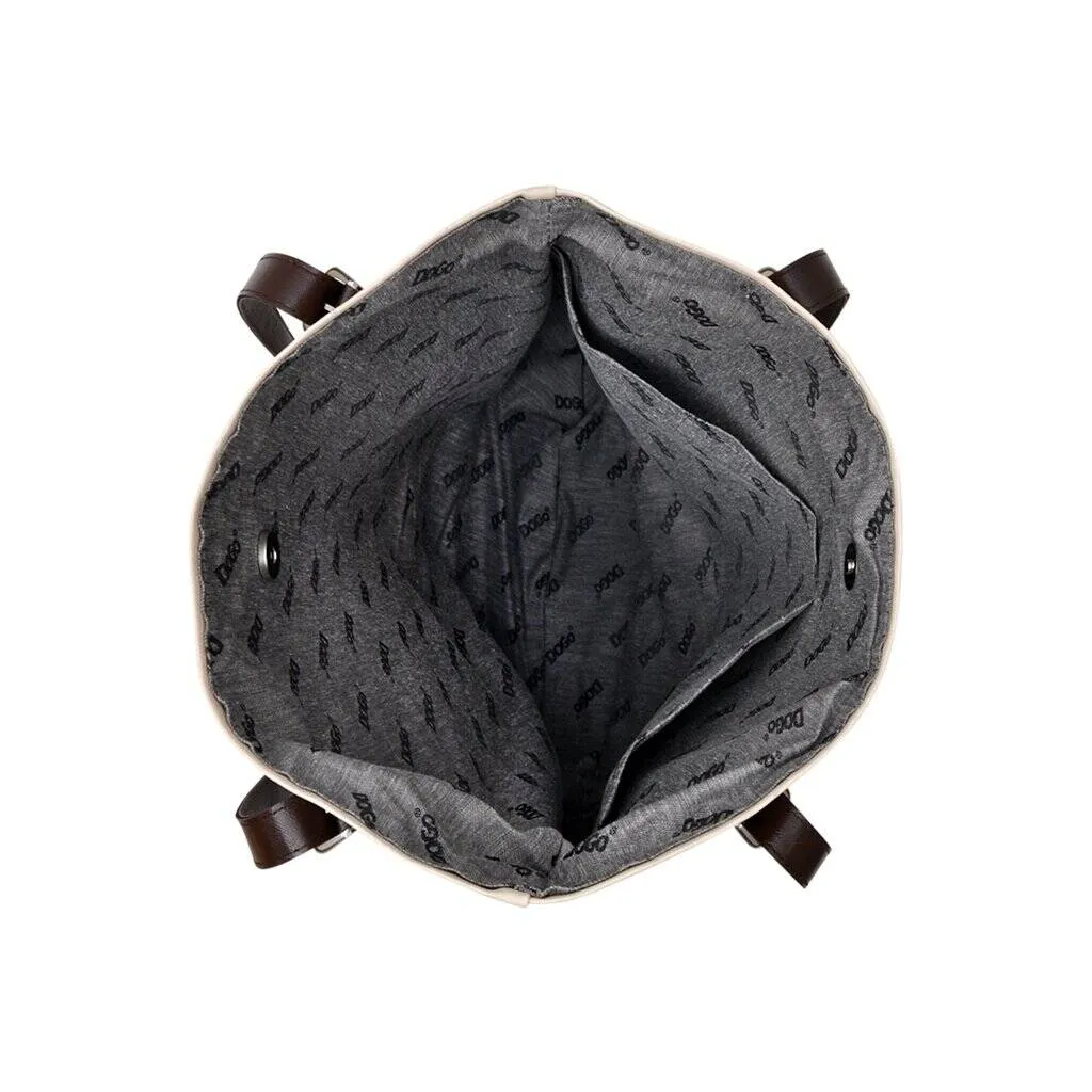 Femme Cuir Vegan Turquoise Sac d'épaule - Koala Hug Motif