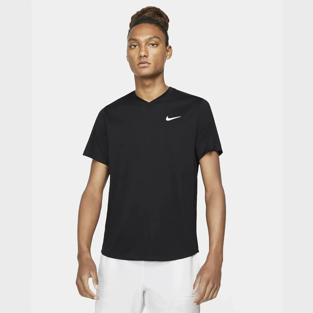Haut de tennis Nike NikeCourt Noir pour homme