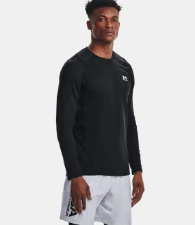 Haut à col ras du cou ajusté ColdGear® Armour pour homme - Noir - Under Armour