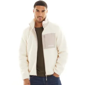 JACK AND JONES Polaires Teddy Homme Ecru