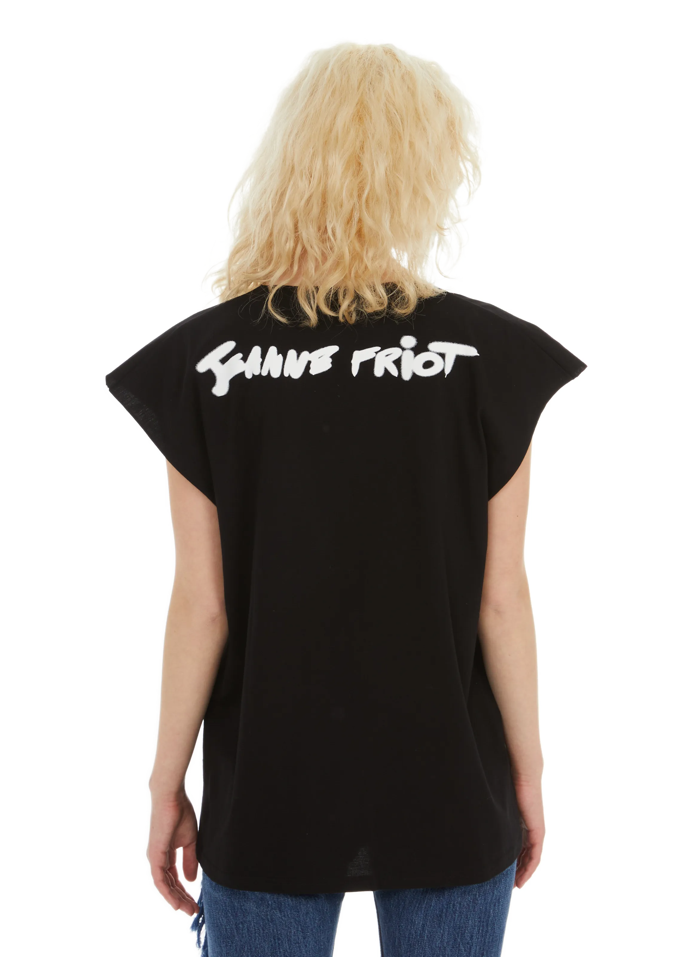 JEANNE FRIOT  T-shirt imprimé - Noir