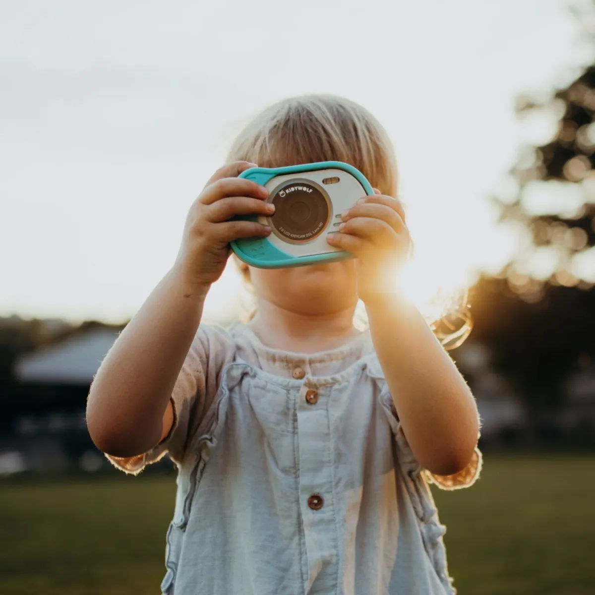 KIDYWOLF - Appareil photo bleu ciel pour enfant