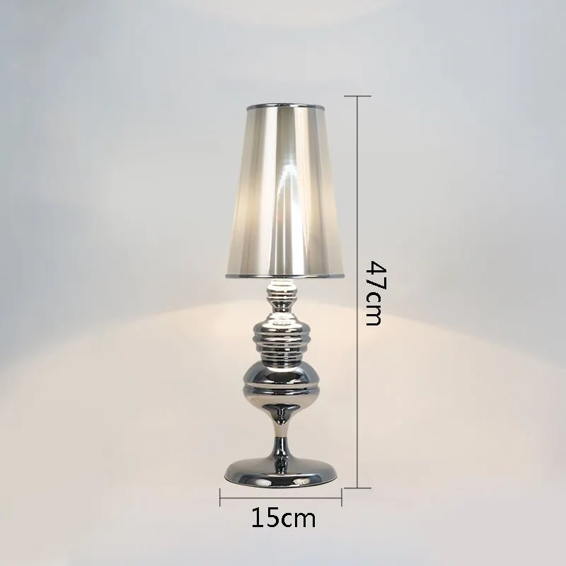 Lampe de Bureau Vintage Année 50 Argent
