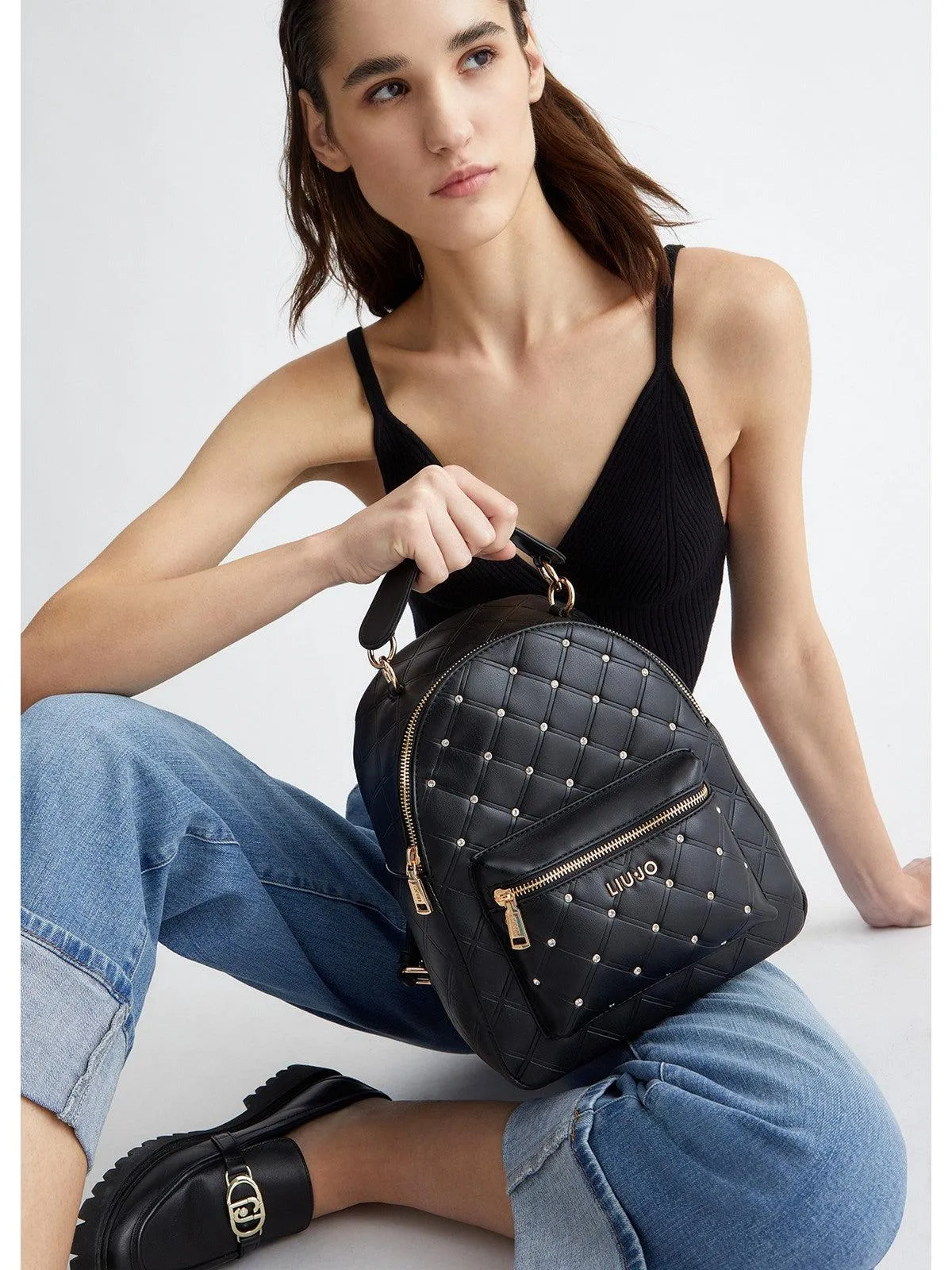 LIU JO ACCESSORIES Sac à dos femme AA4184E0426 22222 Noir