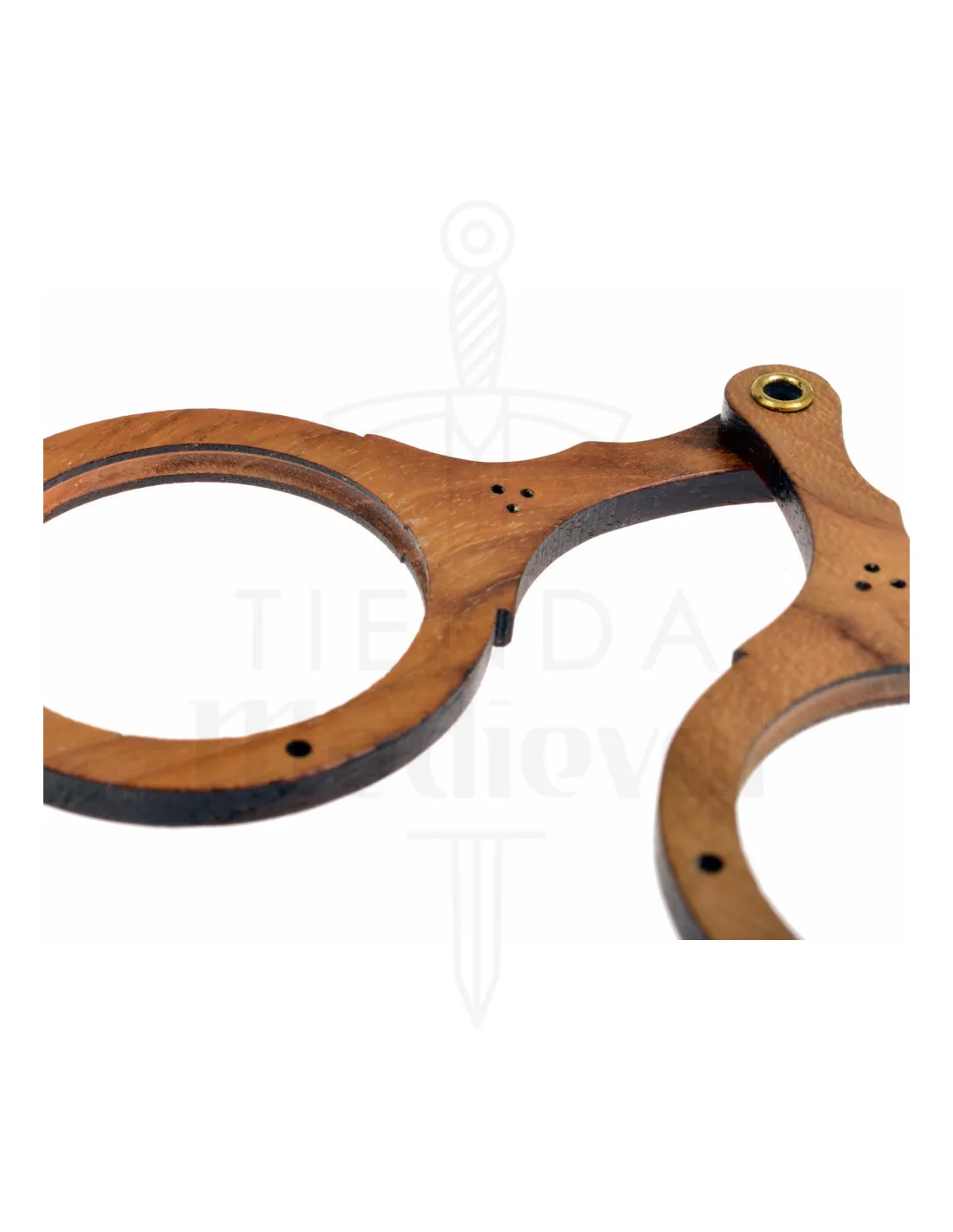 Monture de lunettes médiévale en bois, XIVe-XVe siècles ⚔️ Boutique Épées