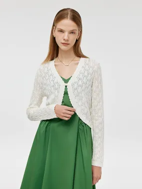 Nouveau Cardigan femme ajouré de Style chinois