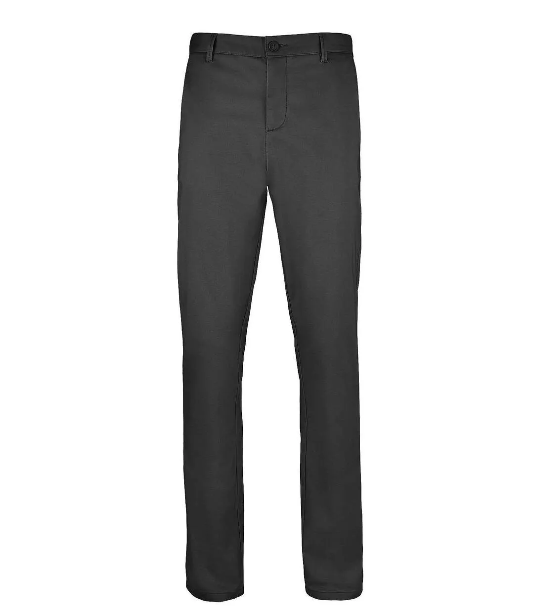 pantalon toile chino satin homme - 02917 - noir
