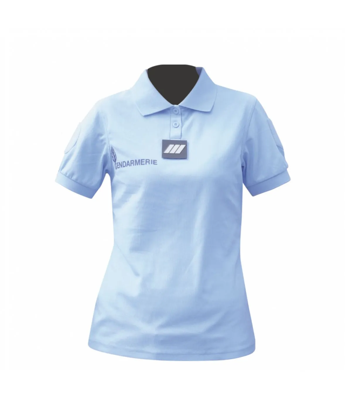 Polo femme respirant gendarmerie avec velcros marque patrol equipement