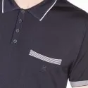 Polo fines rayures Fil Lumière Basso