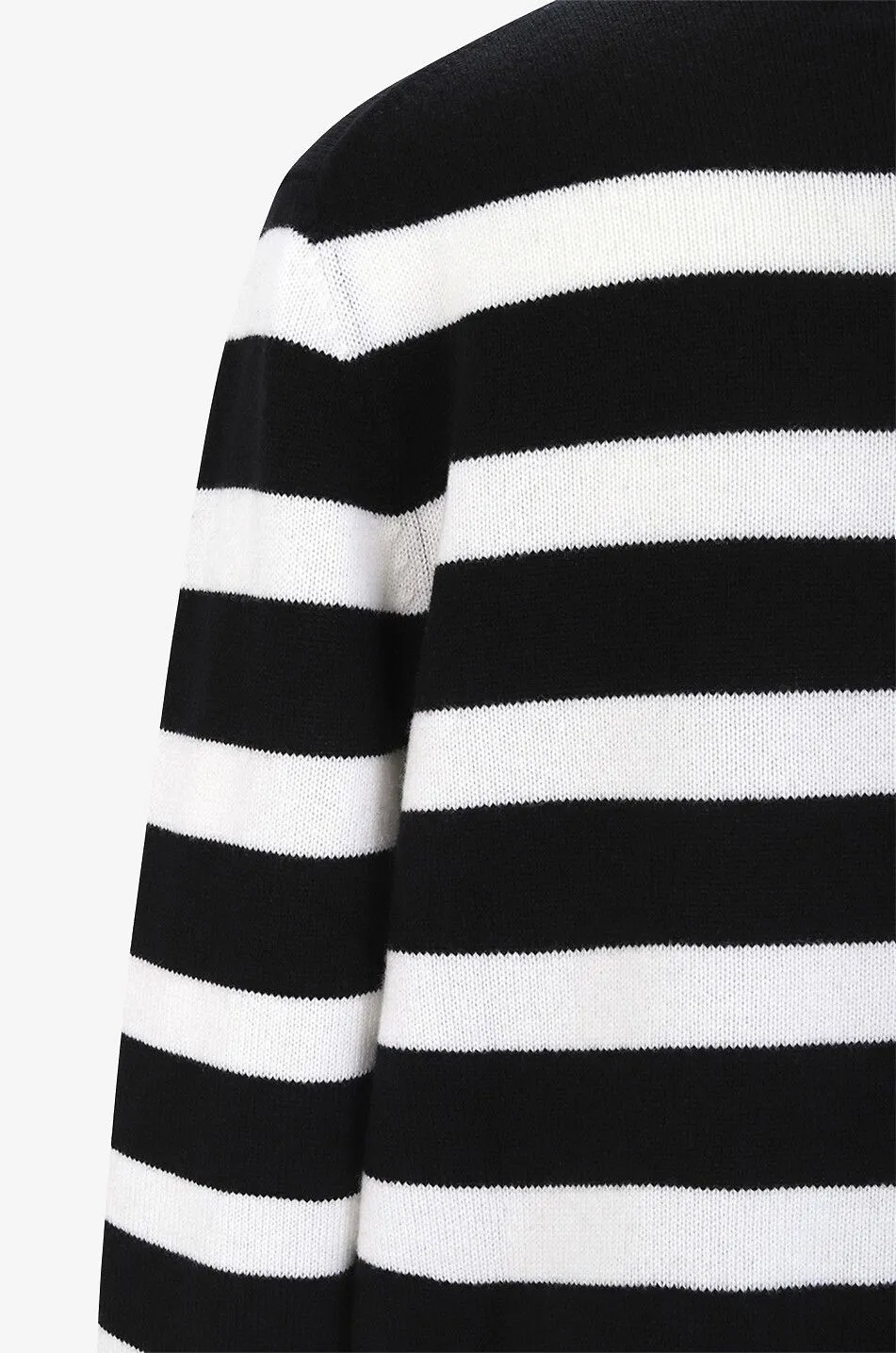 Pull marinière épais à col roulé