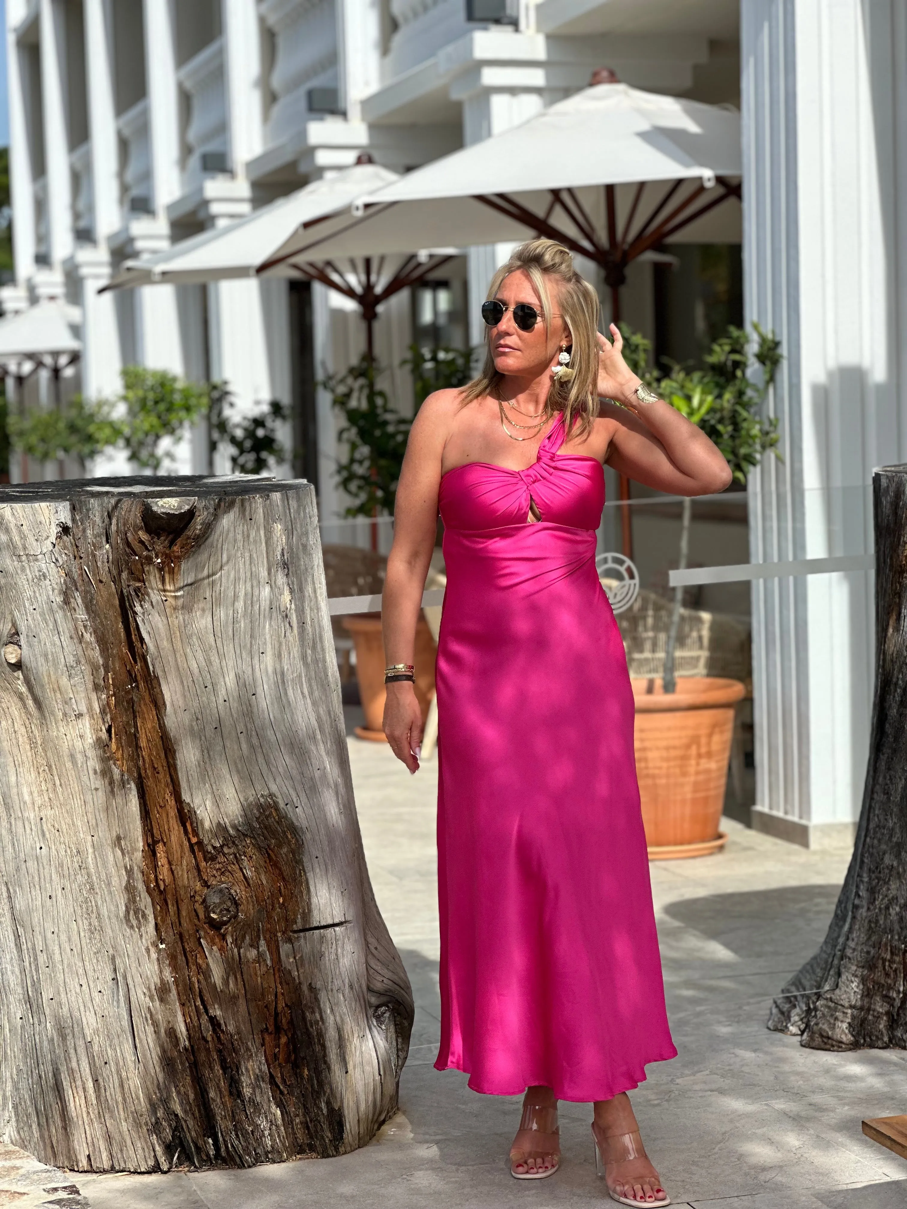Robe satin Louisa