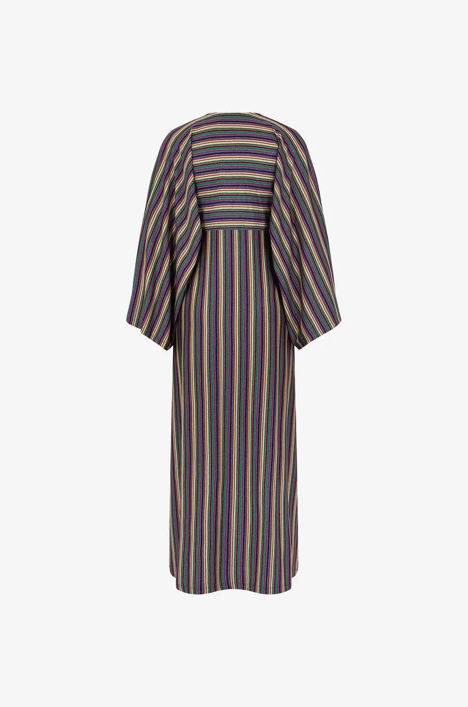 Robe tunique rayée longue en viscose Margarida