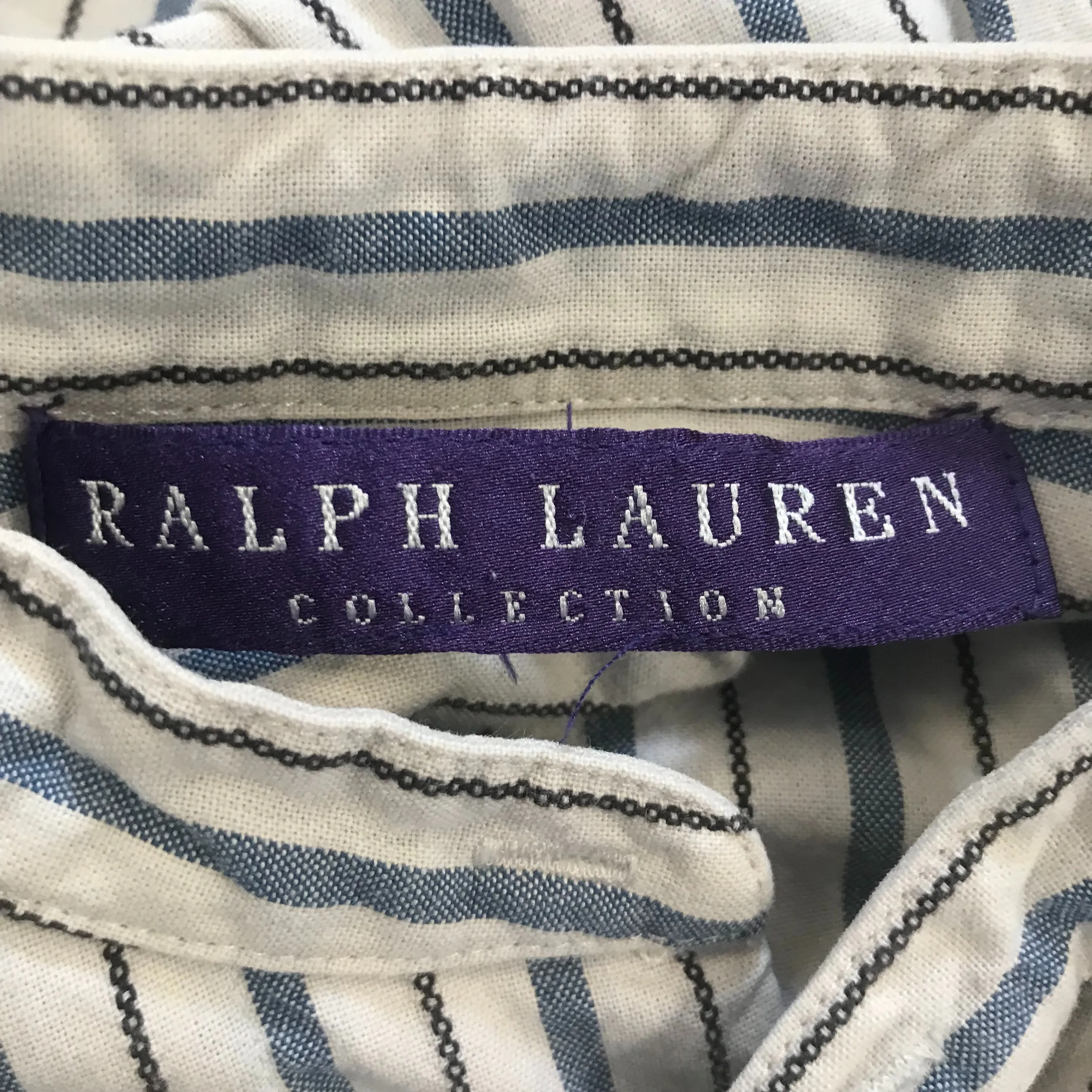 Robe à rayures bleues - Ralph Lauren - 40