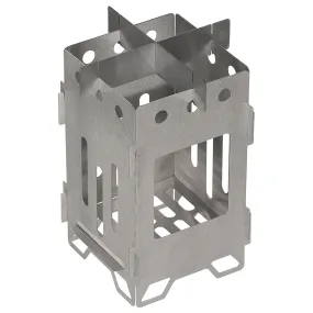Réchaud Hobo grand acier inoxydable