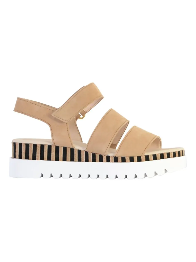 Sandale Cuir Gabor Samtchevreau - Marron