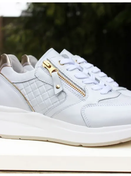 Sneakers zip détail tressé NeroGiardini