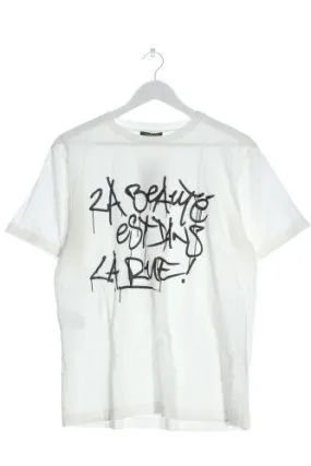Strenesse T-shirt imprimé blanc lettrage imprimé style décontracté