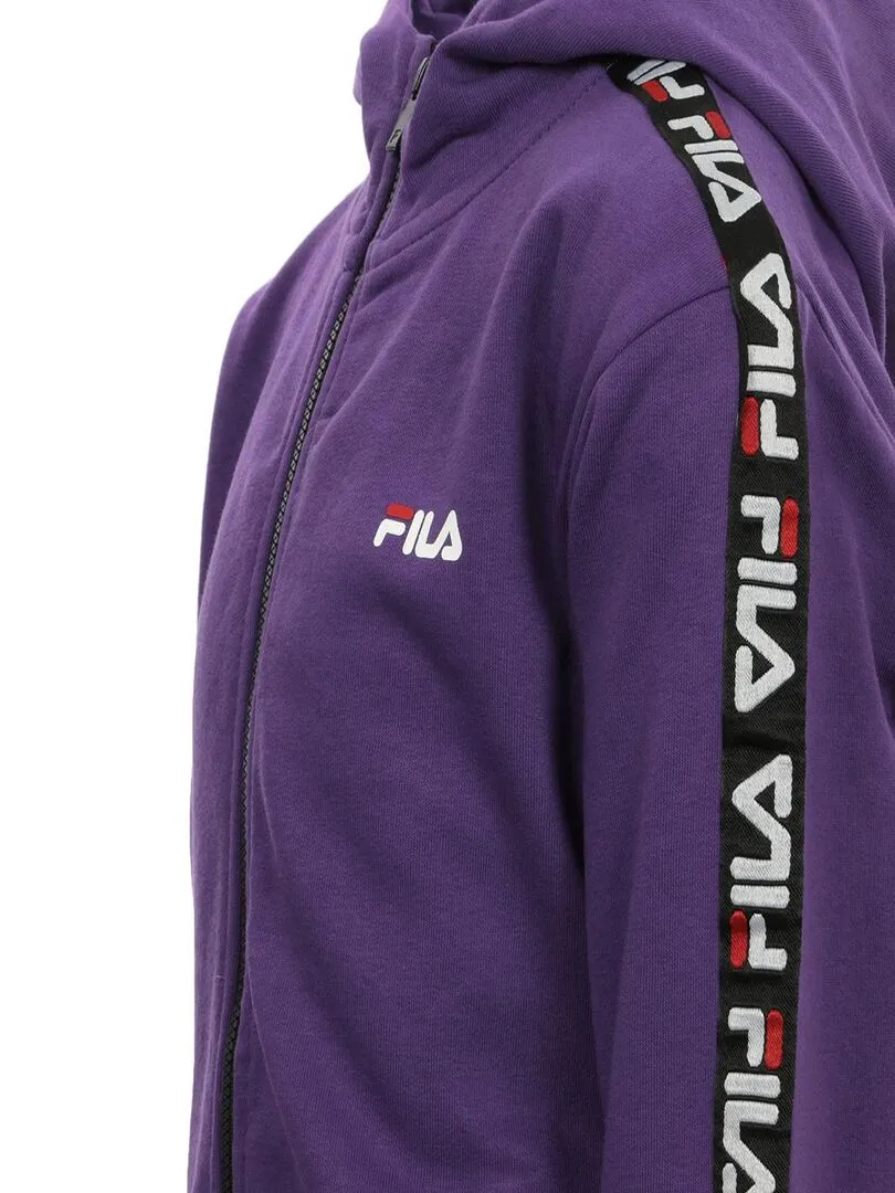 Sweat Adara Tape Zip Jacket Kids - Violet