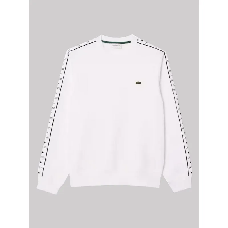 Sweat bandes latérales blanc homme - Lacoste | wimod