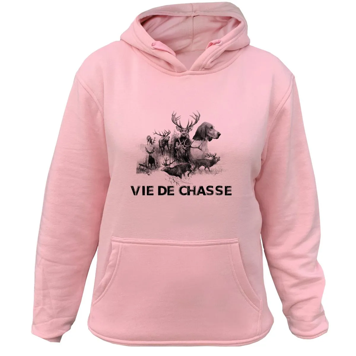Sweat Chasseresse Cerf / Anglo – Vie de chasse