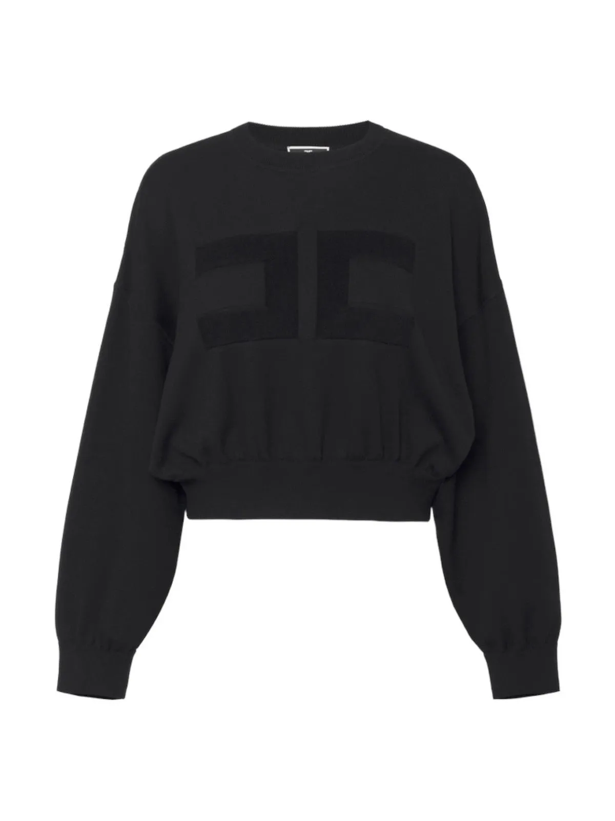 Sweat-shirt noir femme Elisabetta Franchi MK76Q46E2 110