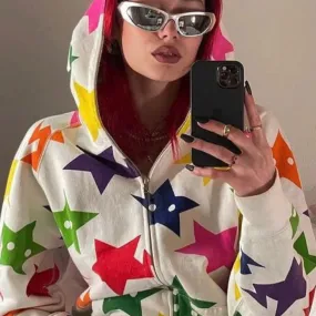 SWEAT ZIP RAINBOWSTAR