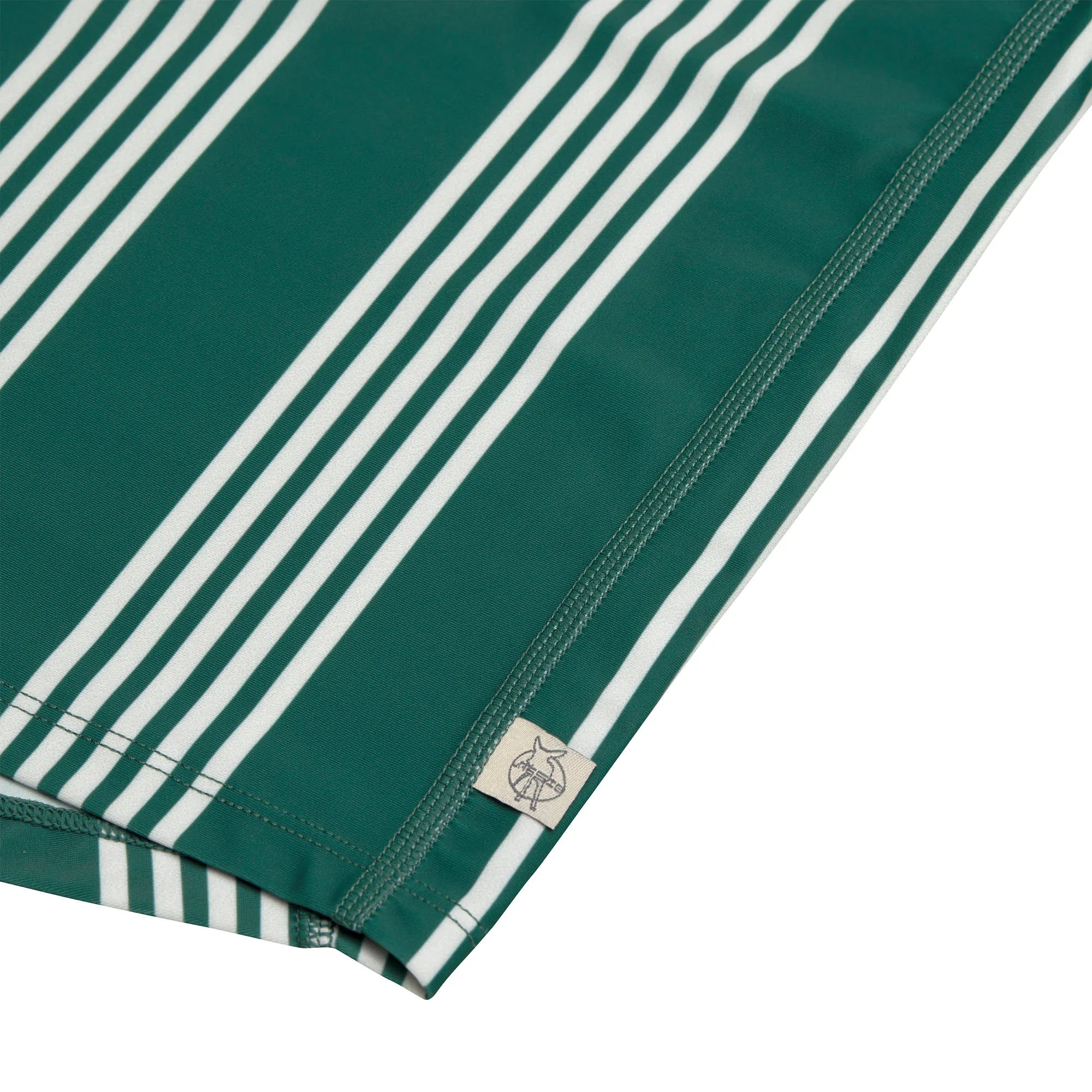 T-shirt anti-UV manches longues enfants - Rayures, vert blanc | Lässig
